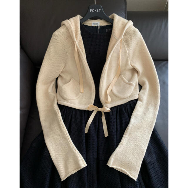 フォクシー カシミヤニット フード カーディガン 「かわいい~!」 www