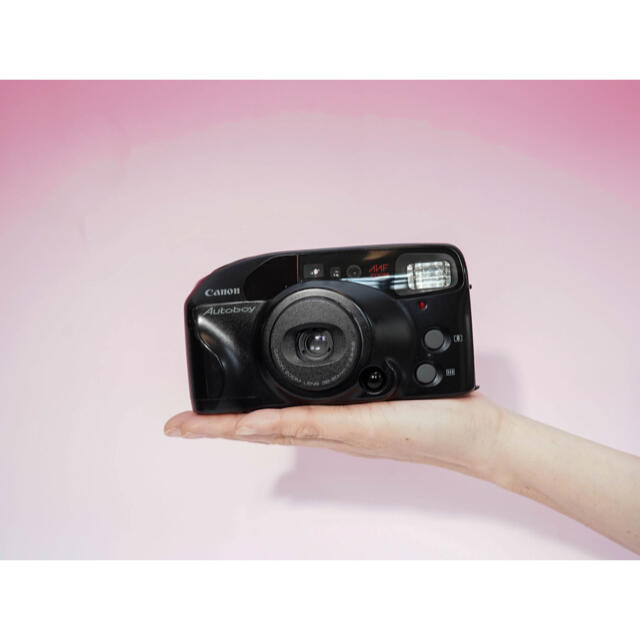 【動作品】人気オートボーイ　Canon new AutoBoy  フィルム電池付キャノン