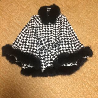 セシルマクビー(CECIL McBEE)のセシルマクビー✨千鳥格子柄ポンチョコート(ポンチョ)