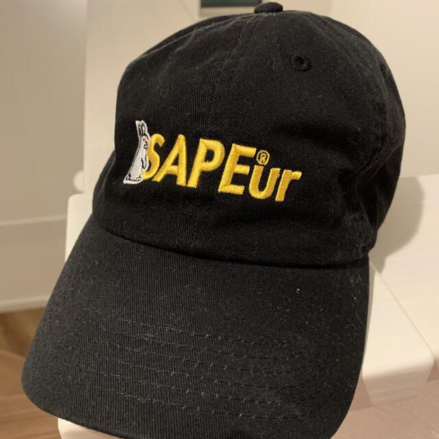 SAPEur LOGO CAP ブラック