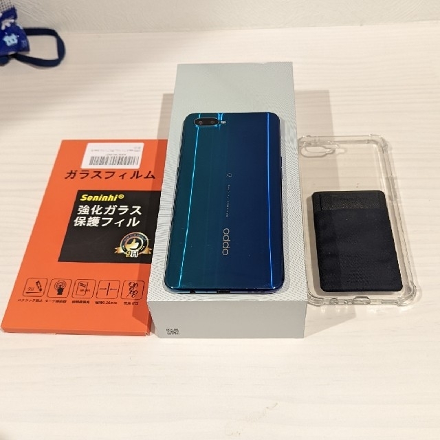 OPPO RenoA SIMフリー 128GB 初期化済 新品ガラスフィルム付き