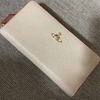 ヴィヴィアンウエストウッド(Vivienne Westwood)の《最終値下げ》Vivienne Westwood レザー　長財布 薄いベージュ色(財布)