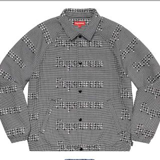 シュプリーム(Supreme)のSupreme Houndstooth Logos Snap Jacket(ブルゾン)