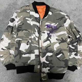 ラフシモンズ(RAF SIMONS)の限定 mindseeker フライトジャケット　3XL(フライトジャケット)