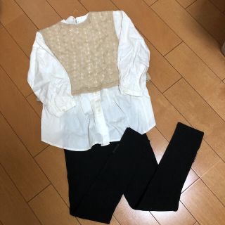 プティマイン(petit main)の専用☆女児130 トップスのみ(ブラウス)