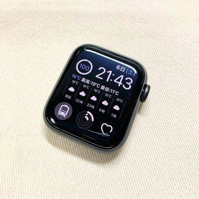 Apple Watch(アップルウォッチ)の超美品 Apple Watch 6 Cellular 40mm バンド付 保証有 レディースのファッション小物(腕時計)の商品写真