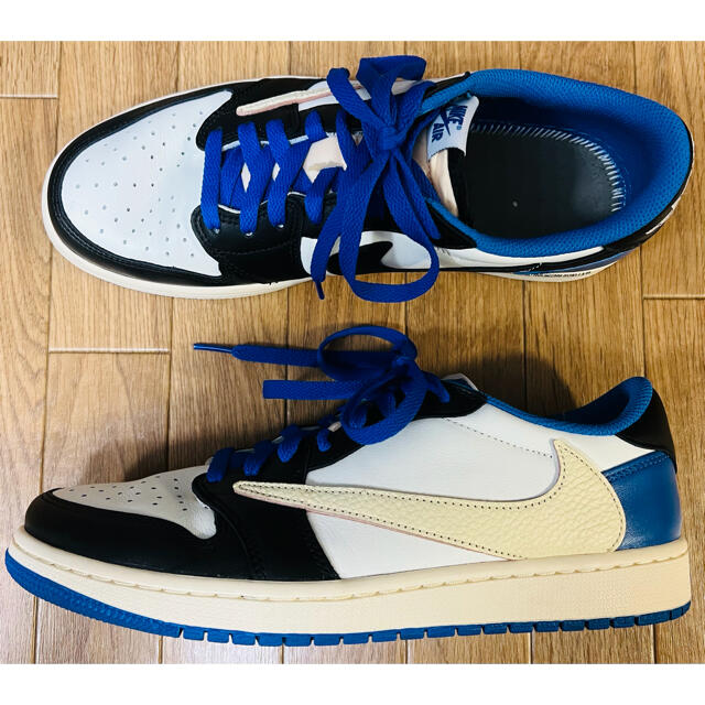 Travis Scott Fragment AJ1 Low 27cm 超美品メンズ