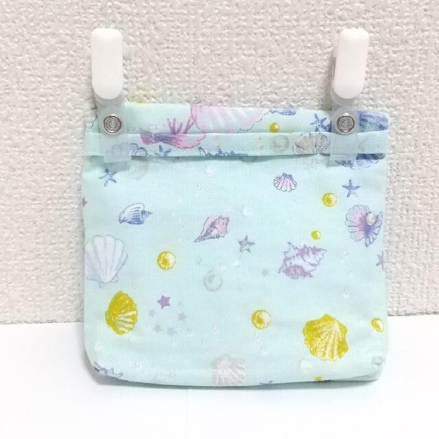 シェル お弁当袋・コップ袋・移動ポケットセット ハンドメイドのキッズ/ベビー(その他)の商品写真