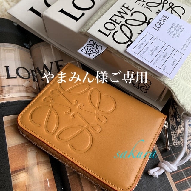 LOEWE(ロエベ)のロエベ LOEWE 6カードジップウォレット クラッシックカーフ アナグラム レディースのファッション小物(財布)の商品写真