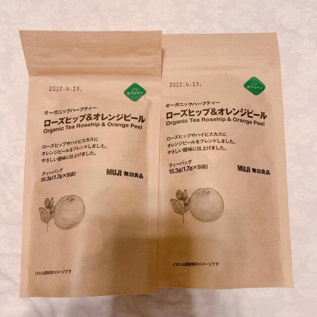 MUJI (無印良品)(ムジルシリョウヒン)の無印良品　オーガニックハーブティー2点 食品/飲料/酒の飲料(茶)の商品写真