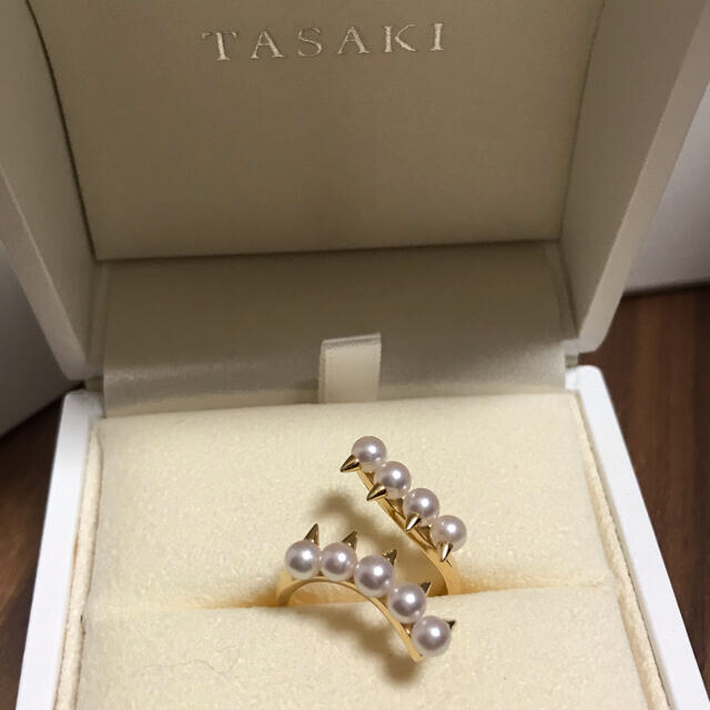 TASAKI(タサキ)のTASAKI タサキ デインジャー K18YG ♯11 美品 バランス 新作 レディースのアクセサリー(リング(指輪))の商品写真