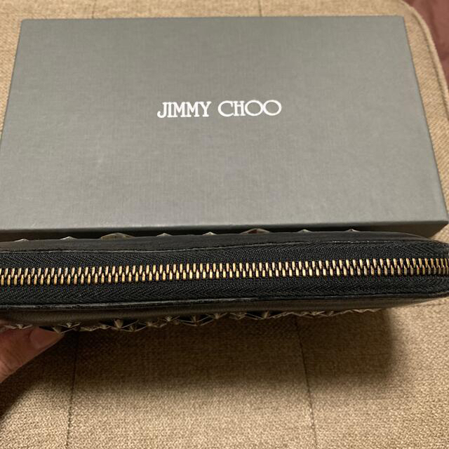 ジミーチュウ JIMMY CHOO 長財布 スタッズ 黒 お値下げ可能