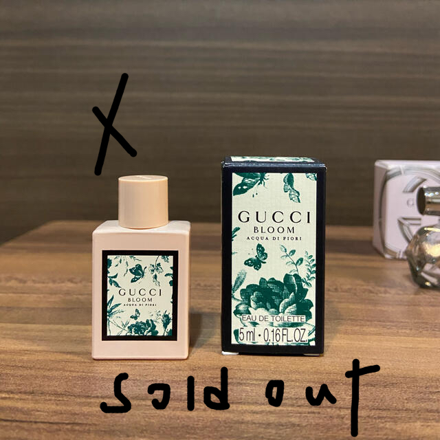 Gucci(グッチ)のGucci グッチ 香水 ミニコレクション ブルーム　バンブー　ギルティ　5ml コスメ/美容の香水(香水(女性用))の商品写真