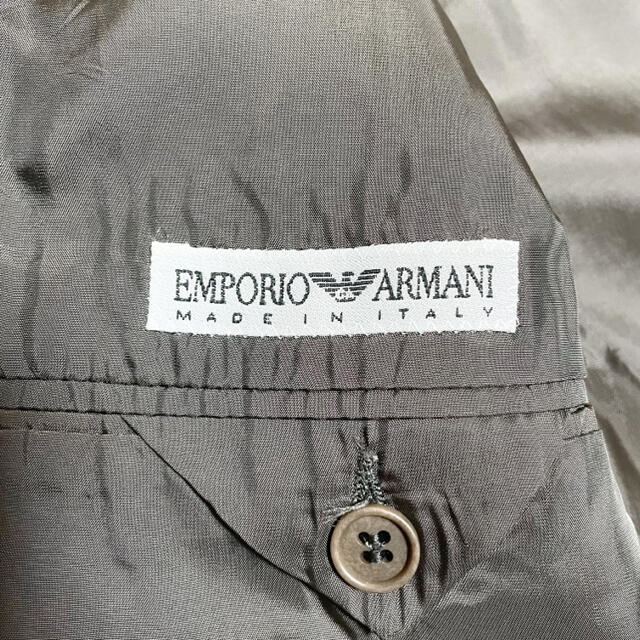 Emporio Armani(エンポリオアルマーニ)の高級 EMPORIO ARMANI セットアップ 3釦 総裏地 ツータック メンズのスーツ(セットアップ)の商品写真