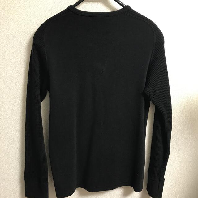 BURBERRY BLACK LABEL(バーバリーブラックレーベル)のバーバリーブラックレーベル　黒カットソー メンズのトップス(Tシャツ/カットソー(七分/長袖))の商品写真