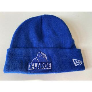 エクストララージ(XLARGE)の※本日中まで値段そのまま NEW ERA × XLARGE ニット帽 Blue(ニット帽/ビーニー)