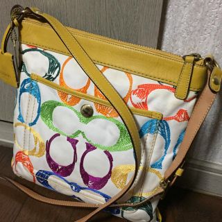 コーチ(COACH)のマルチカラー 斜め掛け ショルダー バック COACH(ショルダーバッグ)