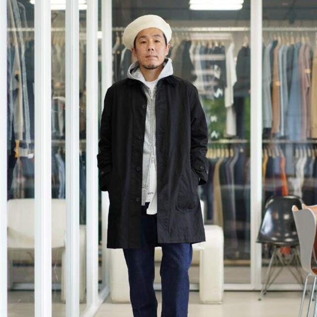 BEAMS(ビームス)の日本製　ステンカラーコート メンズのジャケット/アウター(ステンカラーコート)の商品写真