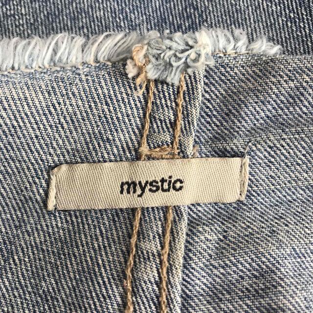 mystic(ミスティック)のミスティック　デニムワイドパンツ レディースのパンツ(デニム/ジーンズ)の商品写真