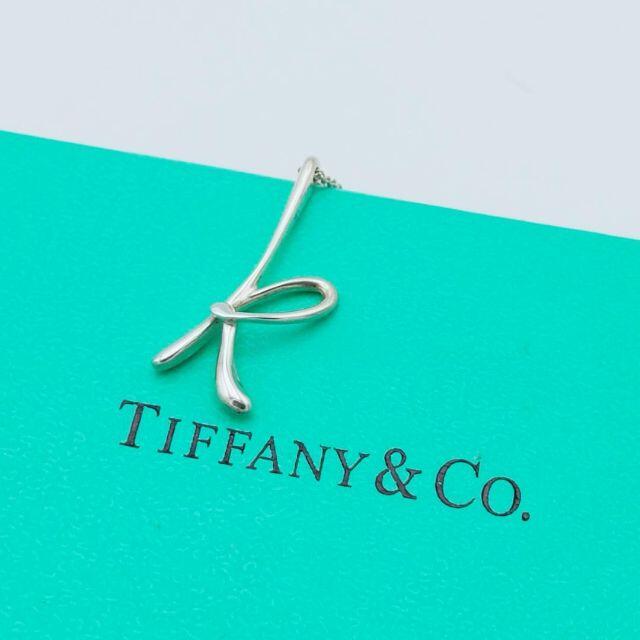 TIFFANY　イニシャル　K　ネックレス