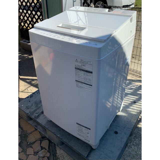 送料込 TOSHIBA 2018年製 全自動洗濯機 8kg 乾燥3kg 1