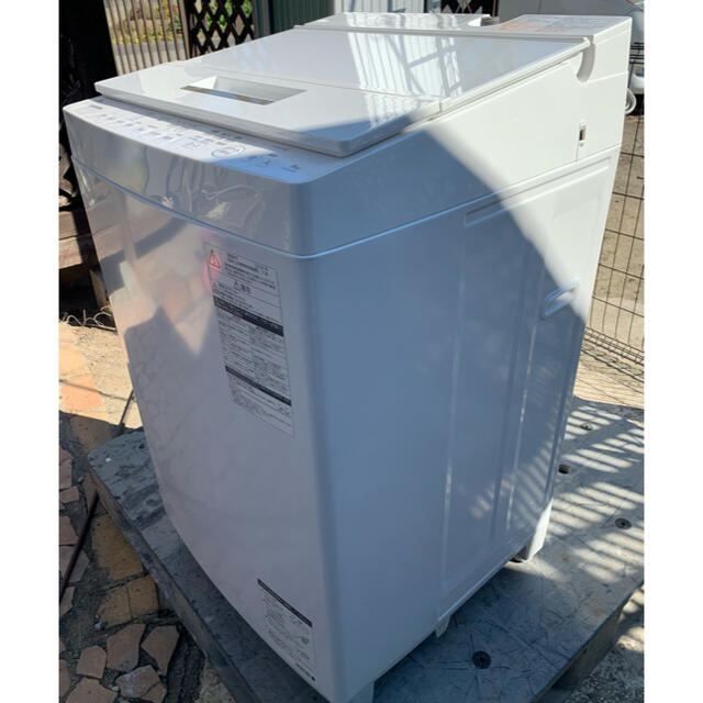 送料込 TOSHIBA 2018年製 全自動洗濯機 8kg 乾燥3kg 4