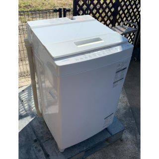 トウシバ(東芝)の送料込 TOSHIBA 2018年製 全自動洗濯機 8kg 乾燥3kg(洗濯機)