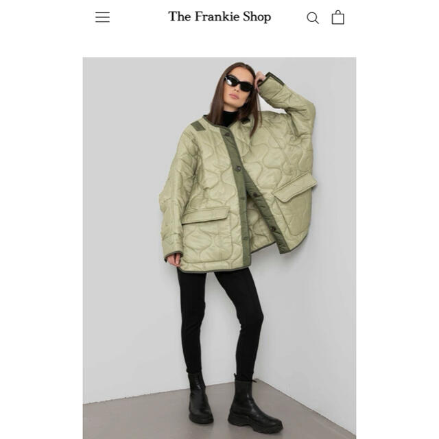 The Frankie Shop テディキルティングジャケット室内試着のみ超美品ダウンジャケット