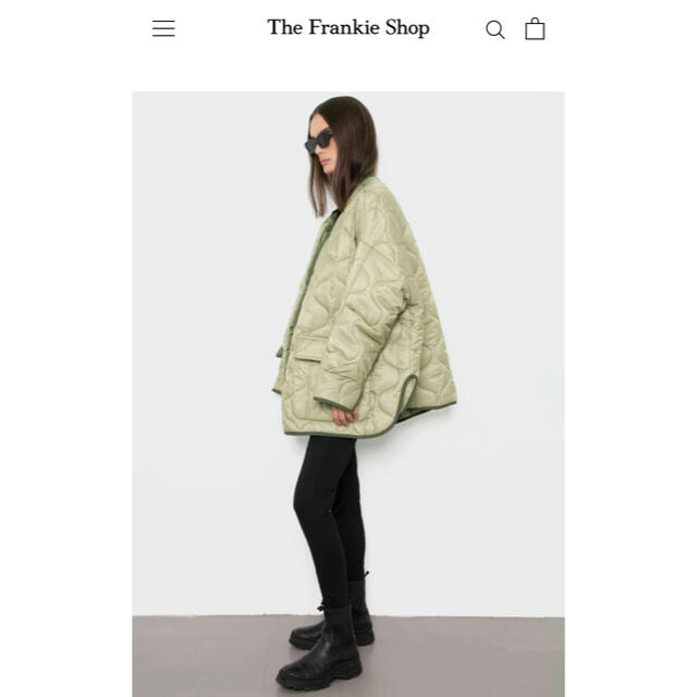 The Frankie Shop テディキルティングジャケット室内試着のみ超美品の