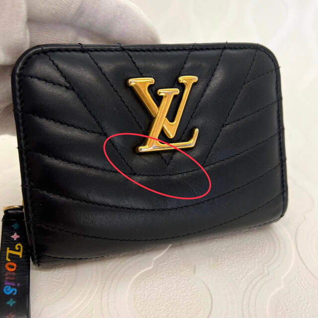 LOUIS VUITTON(ルイヴィトン)の正規品美品　ルイヴィトン　ニューウェーブ　コンパクト　ウォレット　二つ折り　財布 レディースのファッション小物(財布)の商品写真