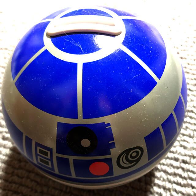 ブルボン(ブルボン)のR2-D2球体貯金缶 エンタメ/ホビーのおもちゃ/ぬいぐるみ(キャラクターグッズ)の商品写真