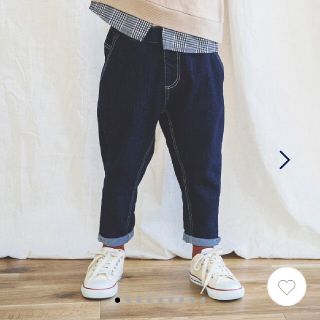 ブランシェス(Branshes)のデニム140.90　三枚セット(パンツ/スパッツ)