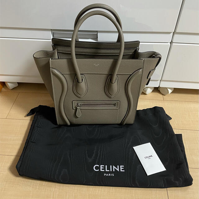 人気商品!】 celine スリ ドラムドカーフスキン / マイクロ ラゲージ