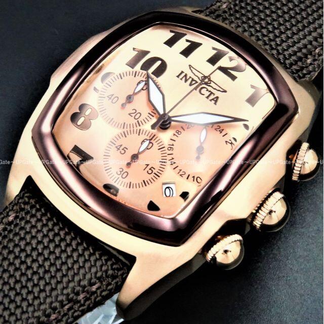 100m文字盤上品★クロノグラフ INVICTA Lupah 35538