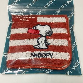 スヌーピー(SNOOPY)のスヌーピー　タオルハンカチ(ハンカチ)