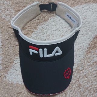 フィラ(FILA)のレディースゴルフ サンバイザー(キャップ)