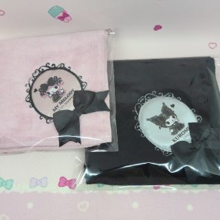 サンリオ(サンリオ)の新品♡完売品♡真夜中のメロクロ♡プチタオル♡マイメロ&クロミ♡セット(キャラクターグッズ)