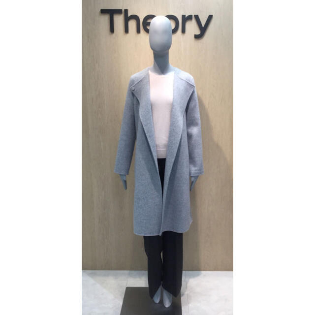 theory(セオリー)のTheory 19aw ノーカラーコート レディースのジャケット/アウター(ロングコート)の商品写真