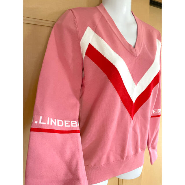 J.LINDEBERG(ジェイリンドバーグ)のリンドバーグ　レディースゴルフウェア　ニット　セーター　新品未使用¥28,600 スポーツ/アウトドアのゴルフ(ウエア)の商品写真