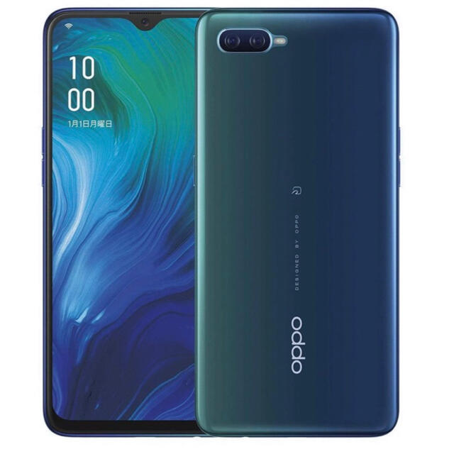 新品未開封OPPO Reno A CP1983 BLUE SIMフリー64GB