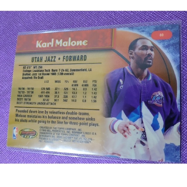 NBA Karl Malone Finest 2枚セット
