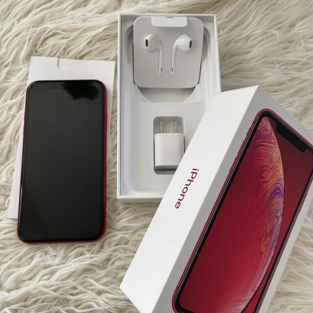 iPhoneXR 64G レッド品 SIMロック解除済み