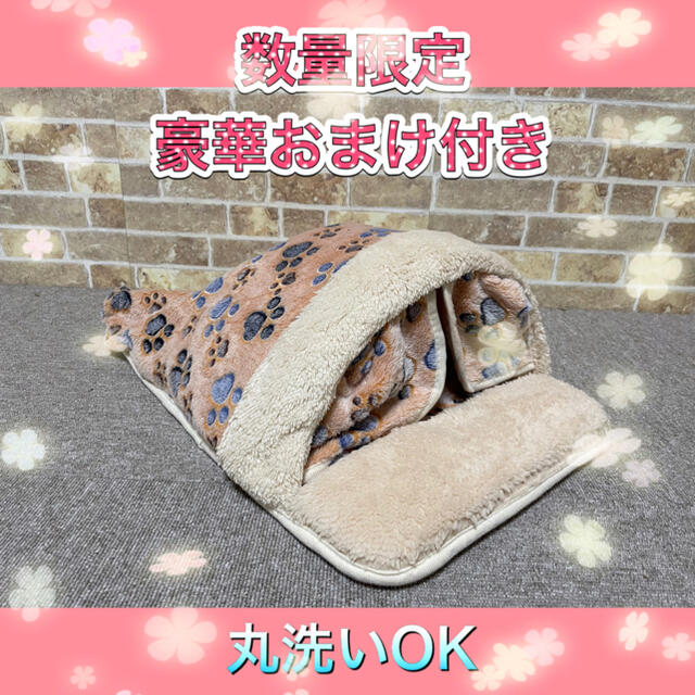 猫or犬用　ドーム型ハウス　ベッド　ブラウン　おまけ付き その他のペット用品(猫)の商品写真