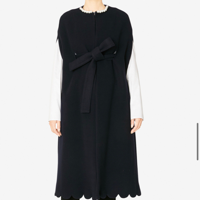 一部予約販売】 - YORK NEW BARNEYS YOKO パール付き スカラップ ジレ