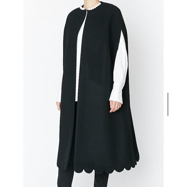 独特な 【送料無料】 - YORK NEW BARNEYS YOKO パール付き スカラップ 独特な 【送料無料】 - YORK NEW BARNEYS YOKO パール付き スカラップ
