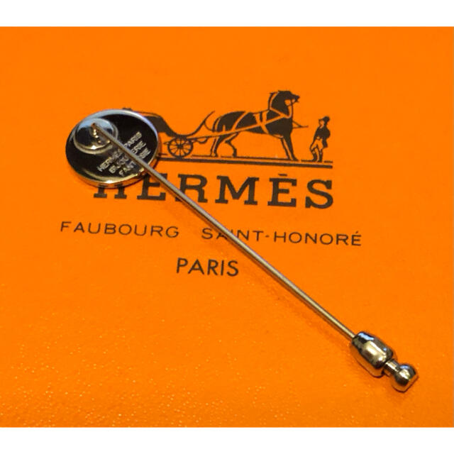 Hermes(エルメス)の未使用保管品　美品　エルメス　セリエ　ピン　スカーフ　ブローチ　シルバー レディースのファッション小物(バンダナ/スカーフ)の商品写真