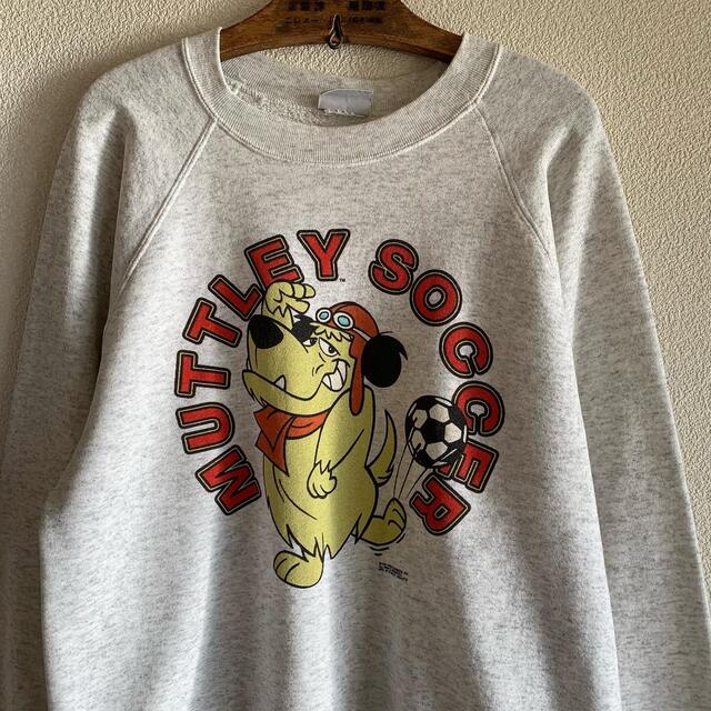 90s 激レア ハンナバーベラ ビンテージスウェット プリント 裏起毛 ラグラン | フリマアプリ ラクマ 買物代行 激レア ラグランプリントTシャツ ヴィンテージ Tシャツ/カットソー(半袖/袖なし)