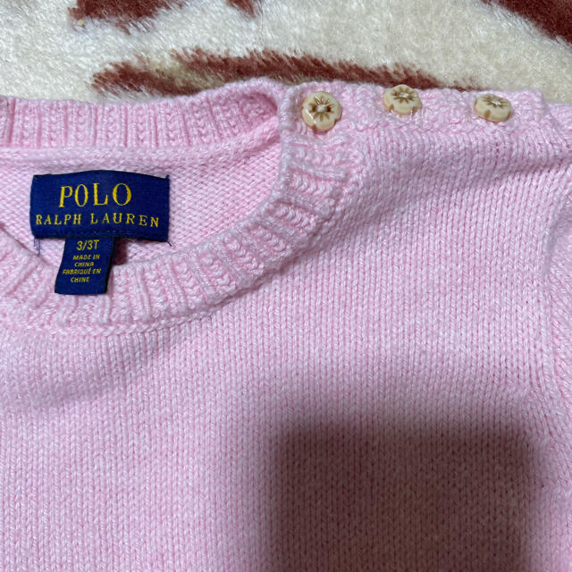 POLO RALPH LAUREN(ポロラルフローレン)のセーター　 キッズ/ベビー/マタニティのキッズ服女の子用(90cm~)(ニット)の商品写真