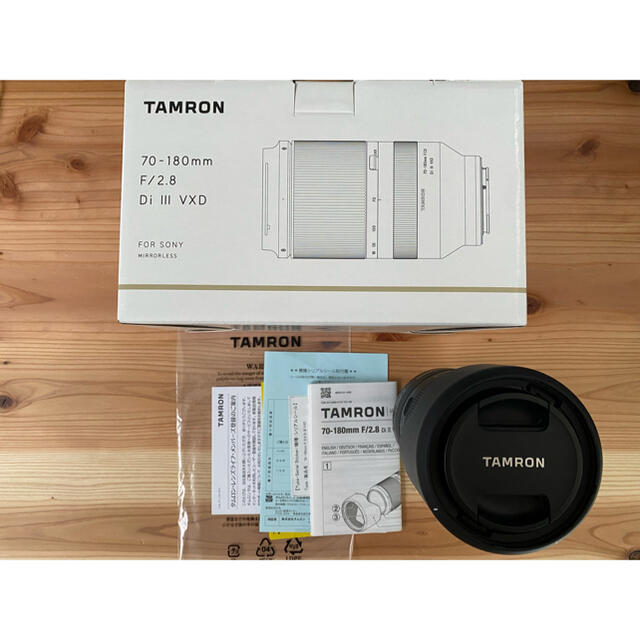 低価格で大人気の F 180mm 70 タムロン TAMRON 美品 - TAMRON 2.8 VXD
