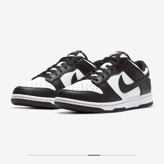 NIKE(ナイキ)のNIKE DUNK LOW RETRO "WHITE/BLACK" 22.5 レディースの靴/シューズ(スニーカー)の商品写真